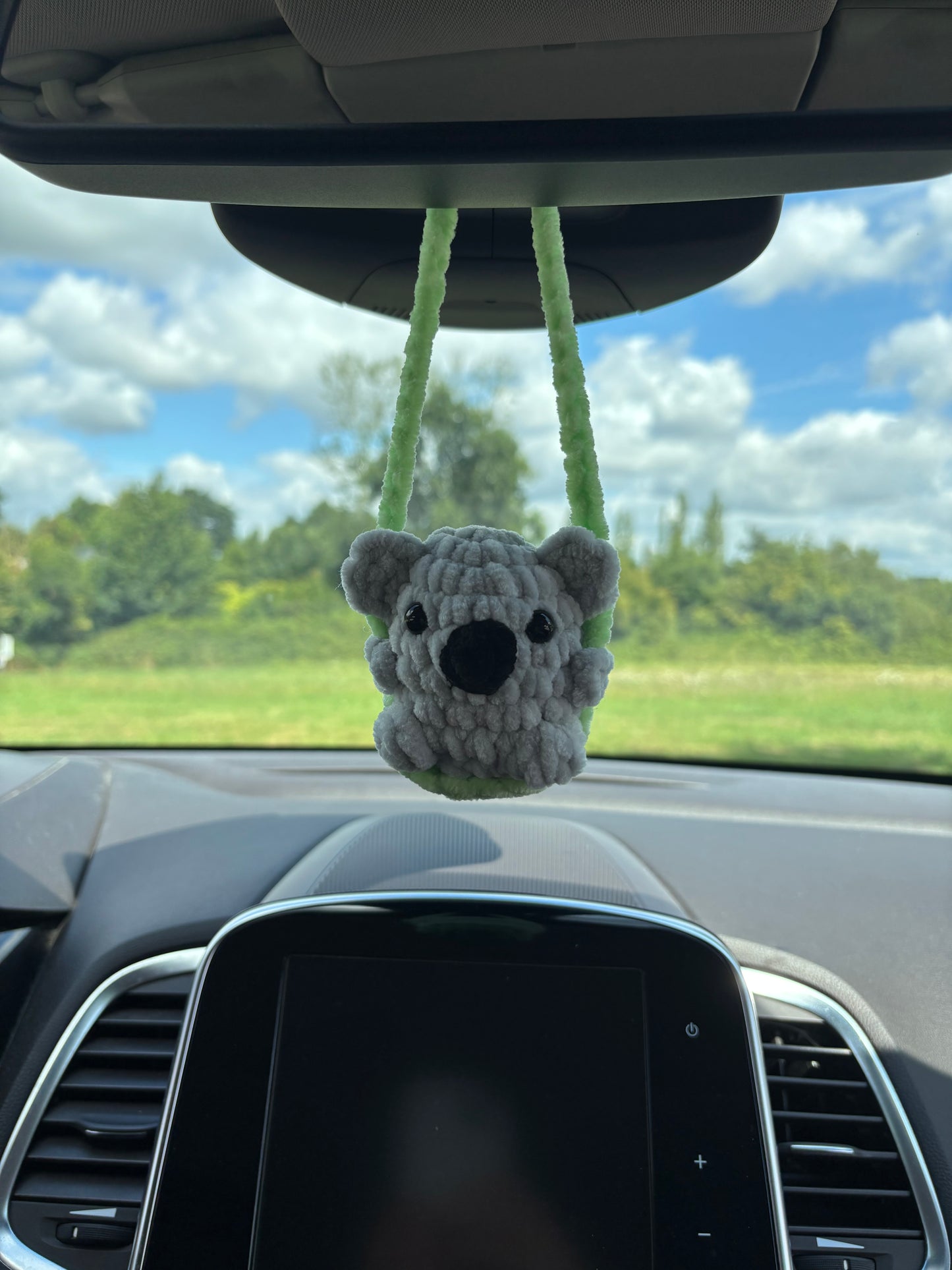 Patron 4 en 1 : décorations de rétroviseur (loutre, capybara, koala, flamant rose)