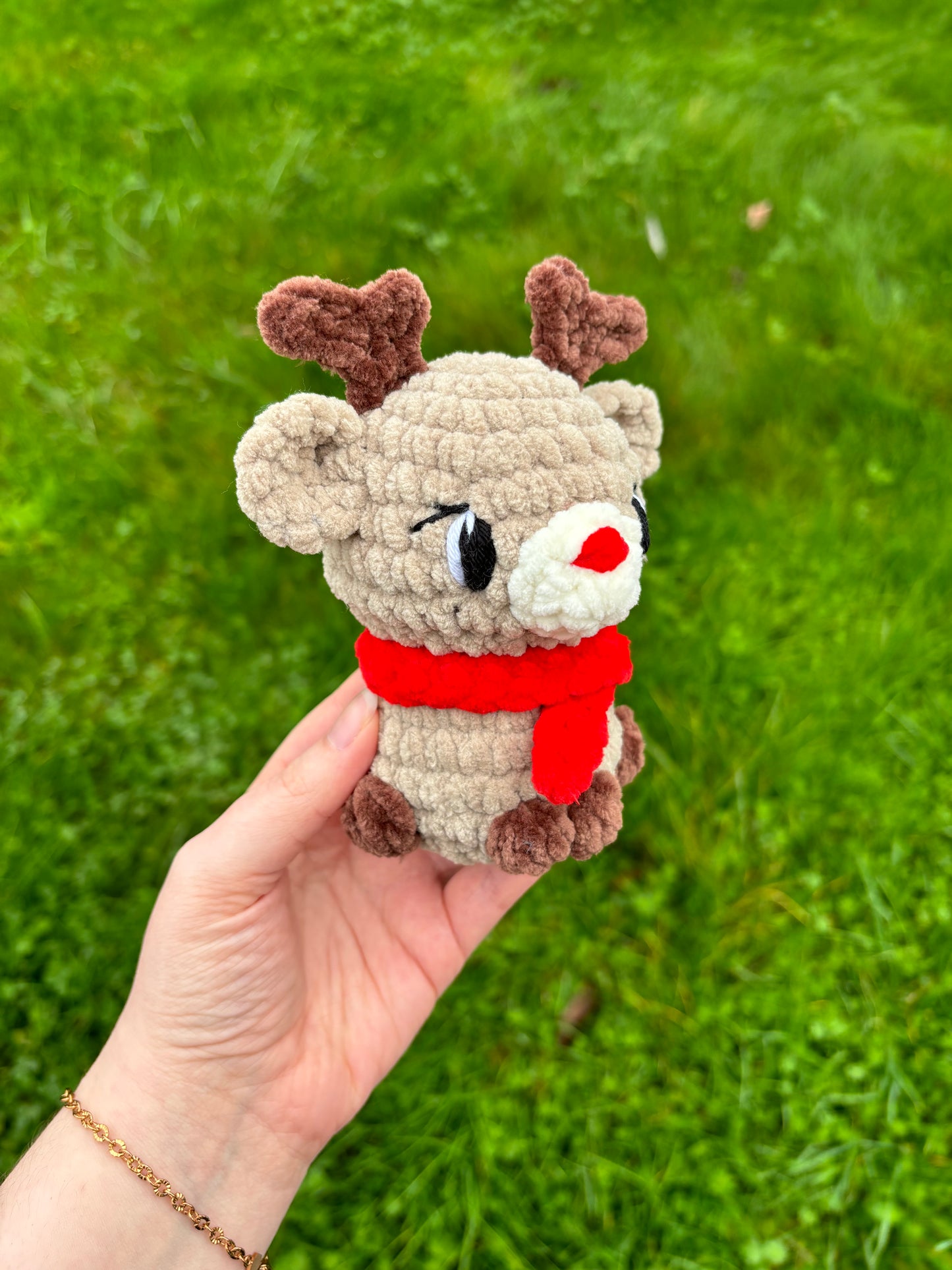 Patron mini renne de Noël 🦌