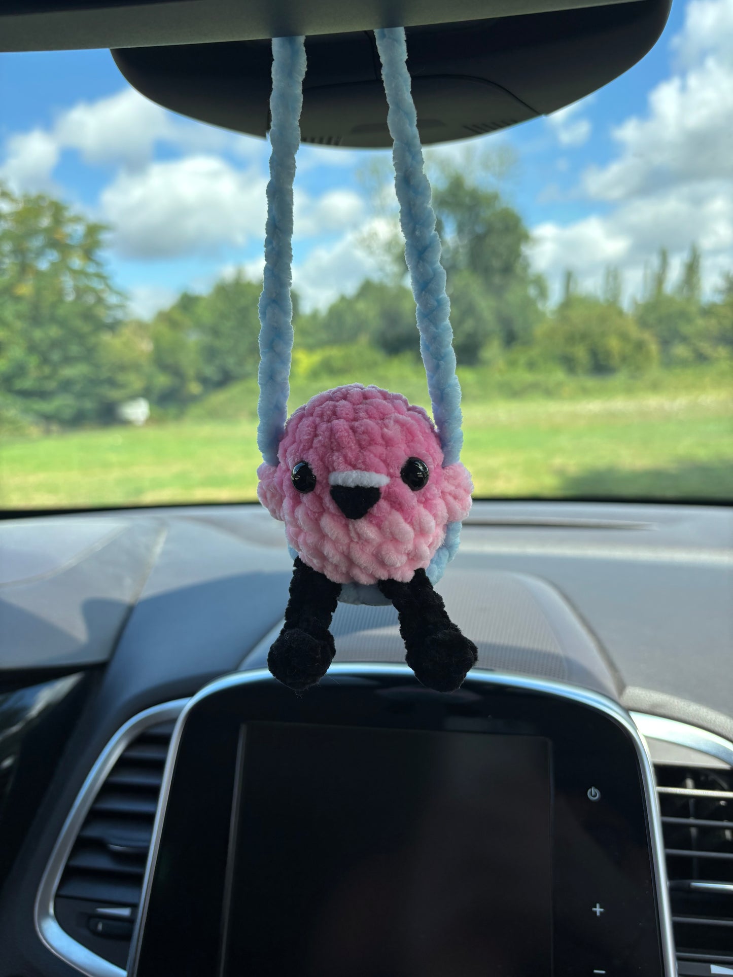 Patron 4 en 1 : décorations de rétroviseur (loutre, capybara, koala, flamant rose)