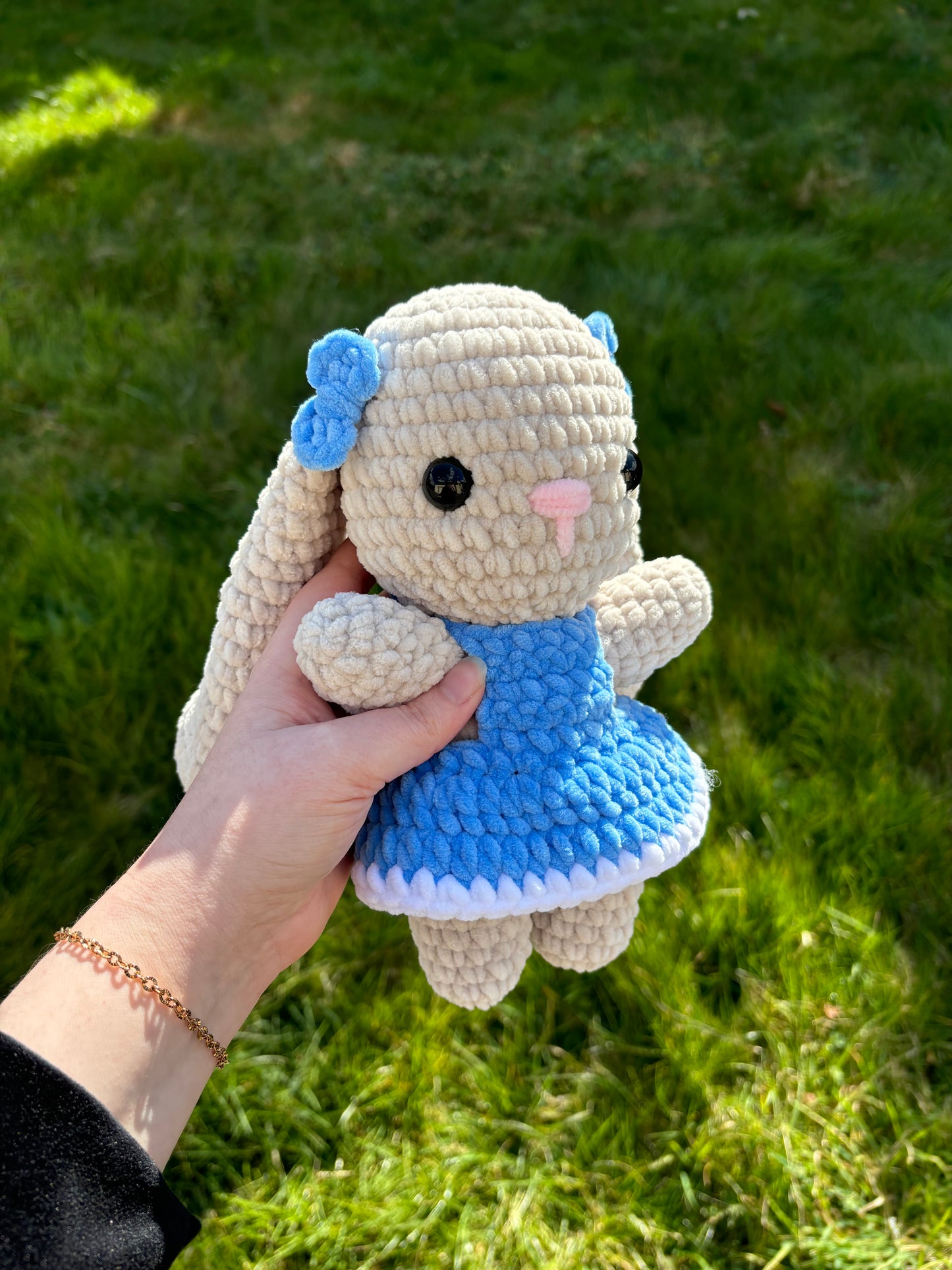 Lapin robe bleue 💙