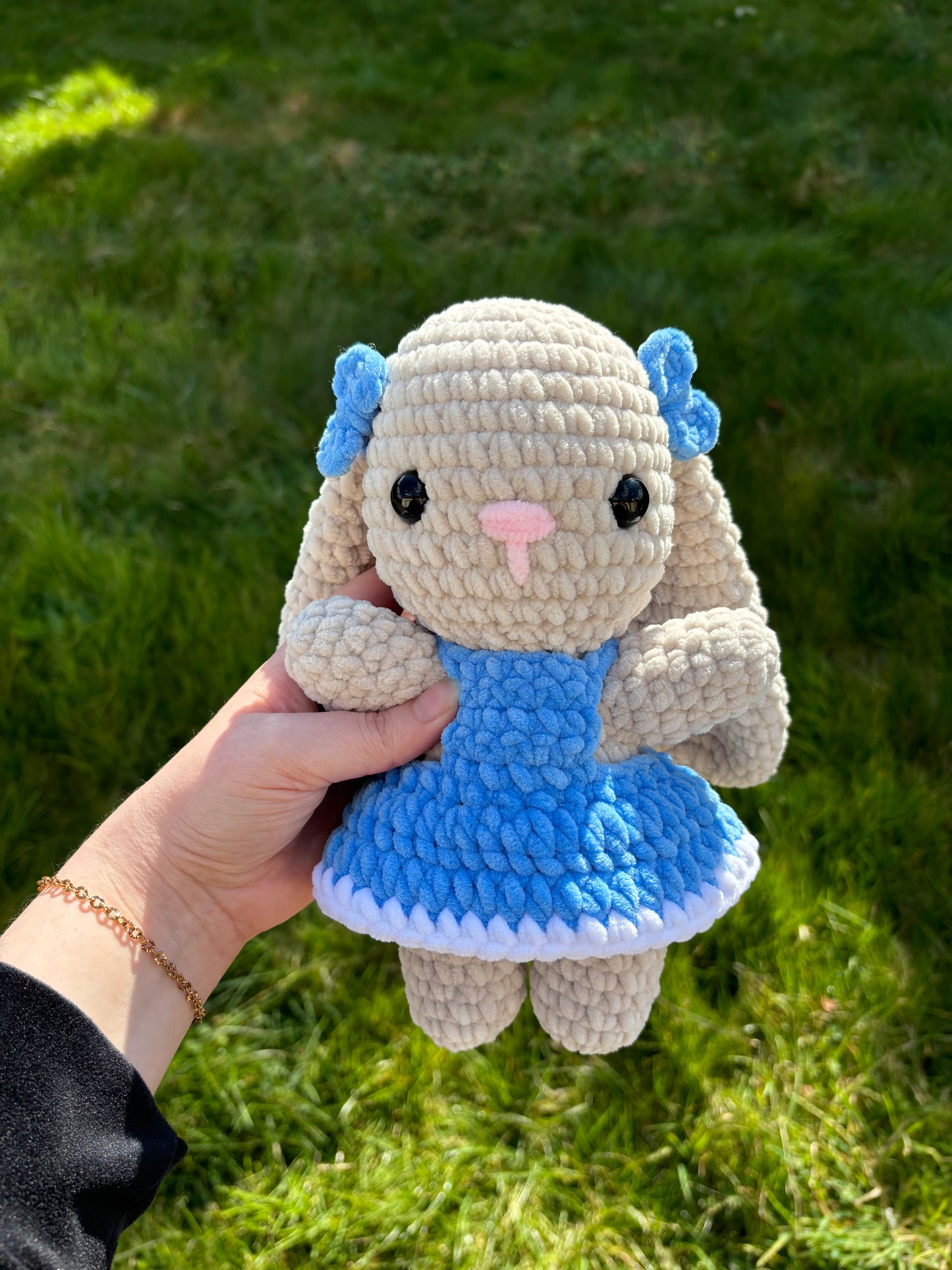 Lapin robe bleue 💙