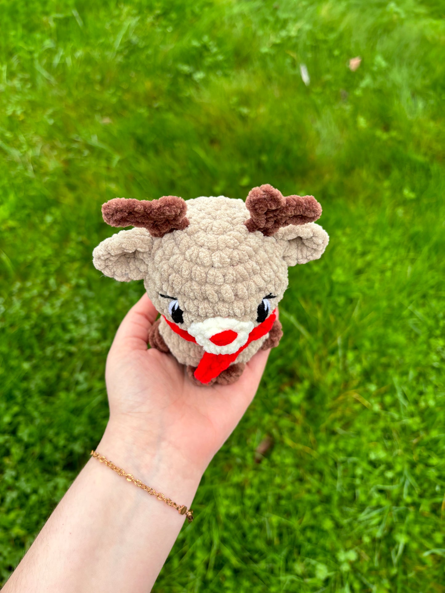Patron mini renne de Noël 🦌