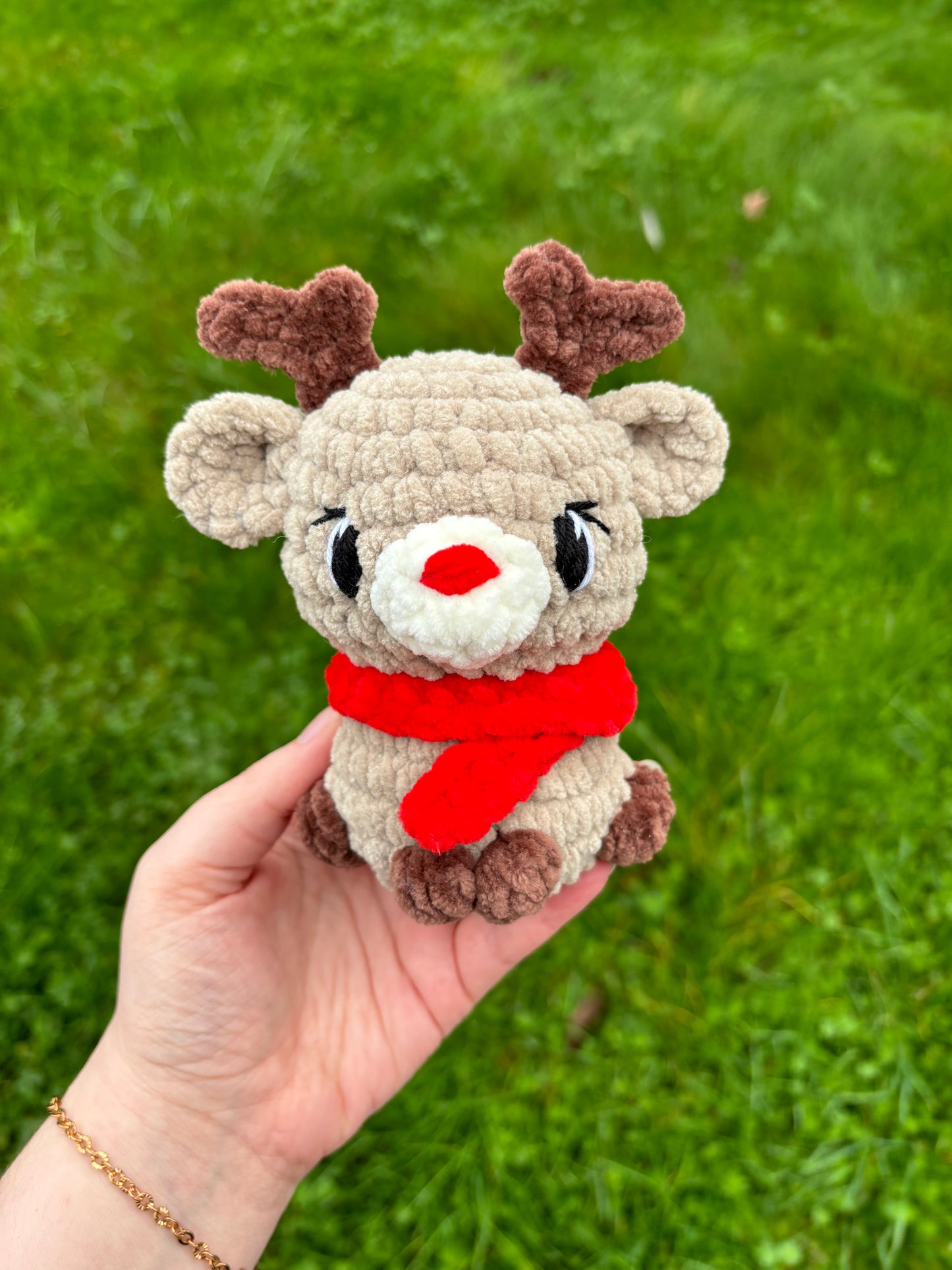 Patron mini renne de Noël 🦌