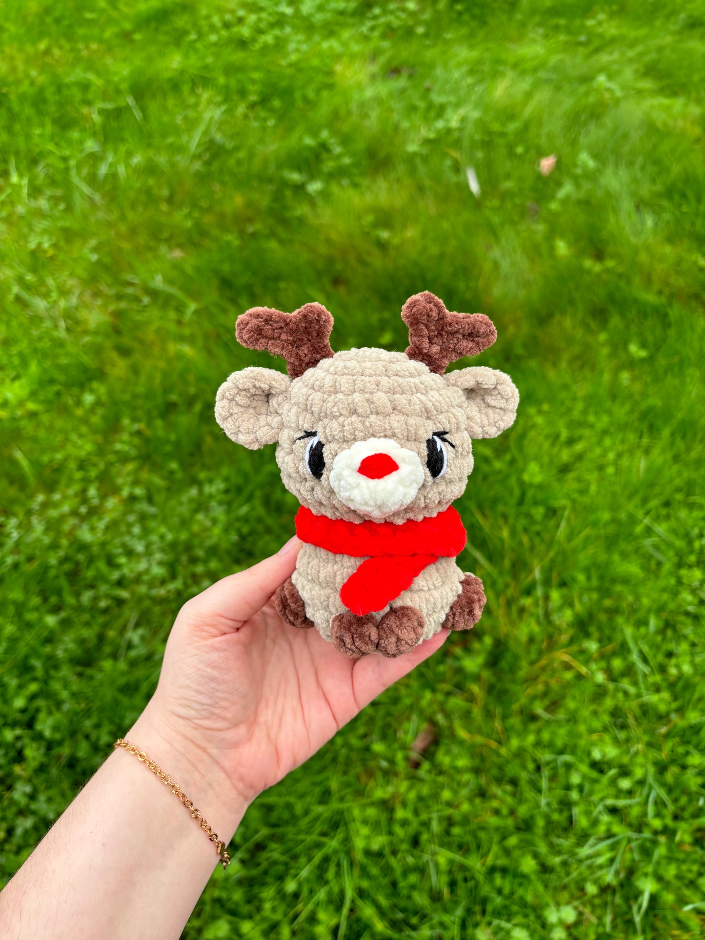 Patron mini renne de Noël 🦌