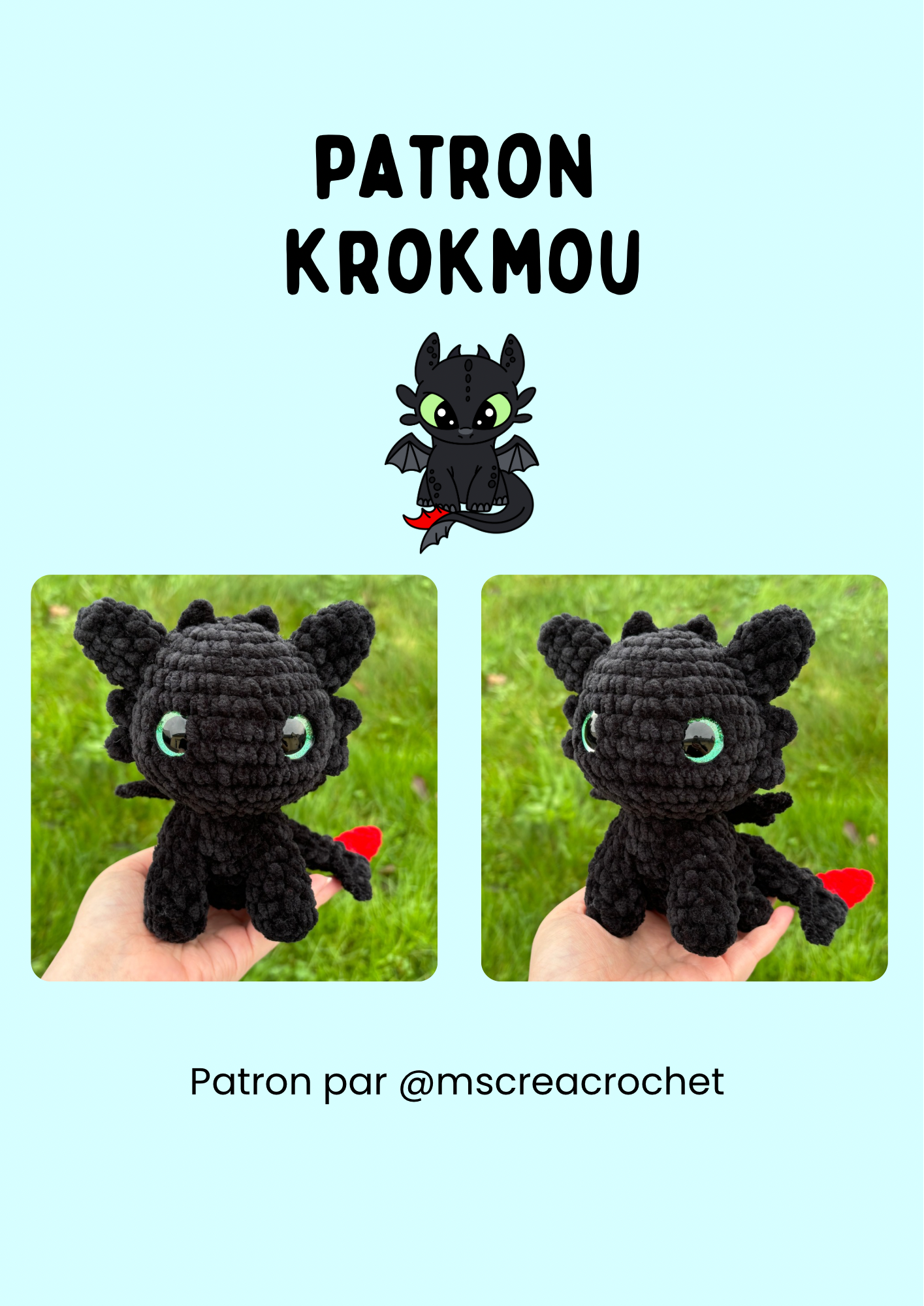 Bundle Patron 2 en 1 : Krokmou et Furie éclair