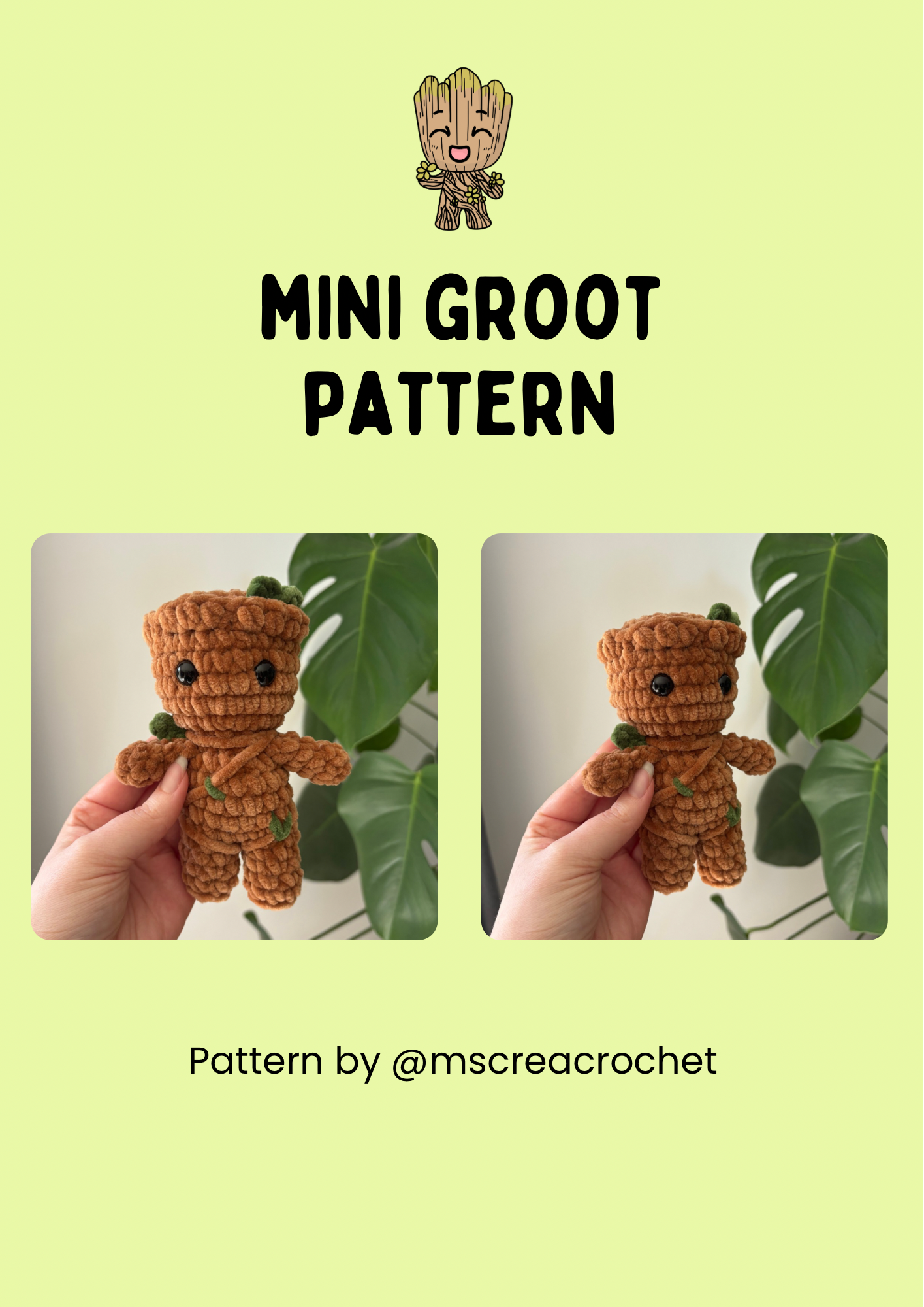 Patron mini Groot
