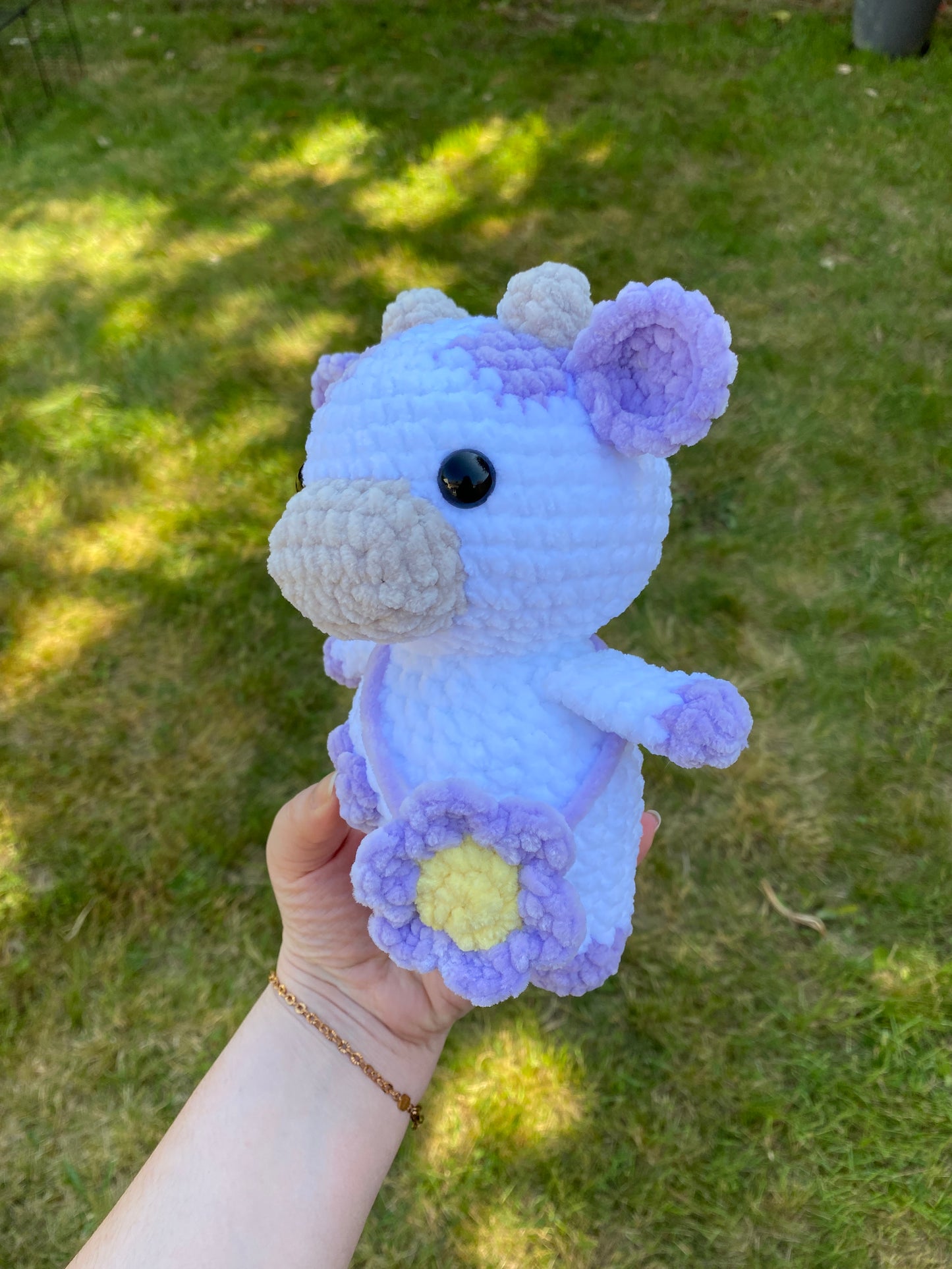 Vache fleur