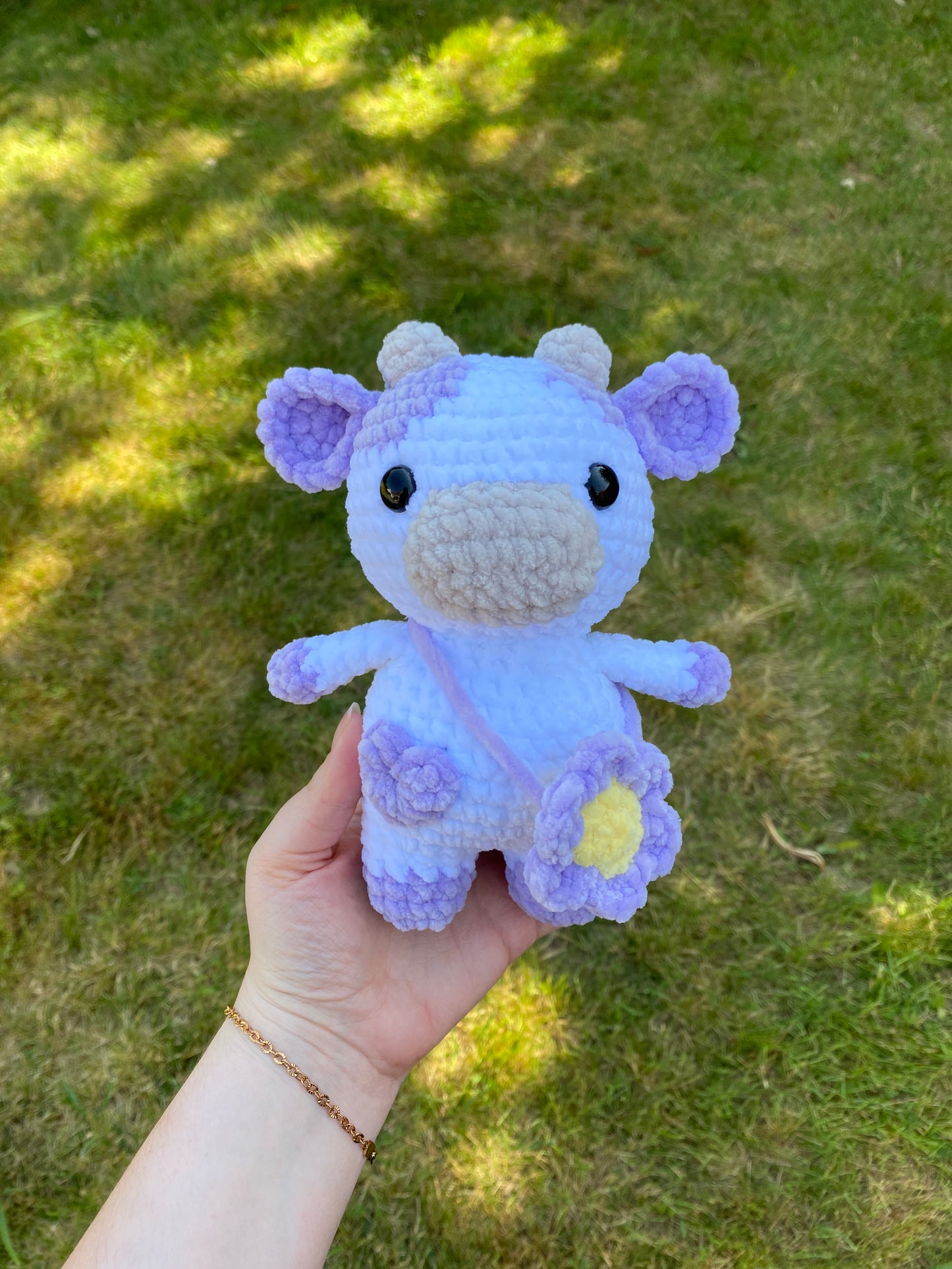 Vache fleur