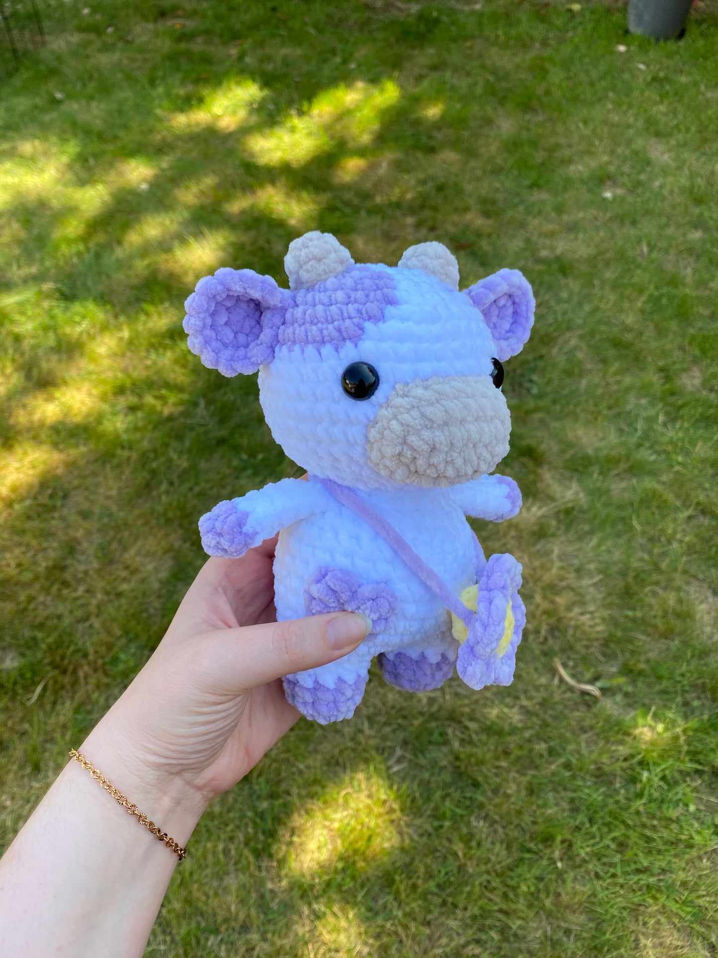 Vache fleur