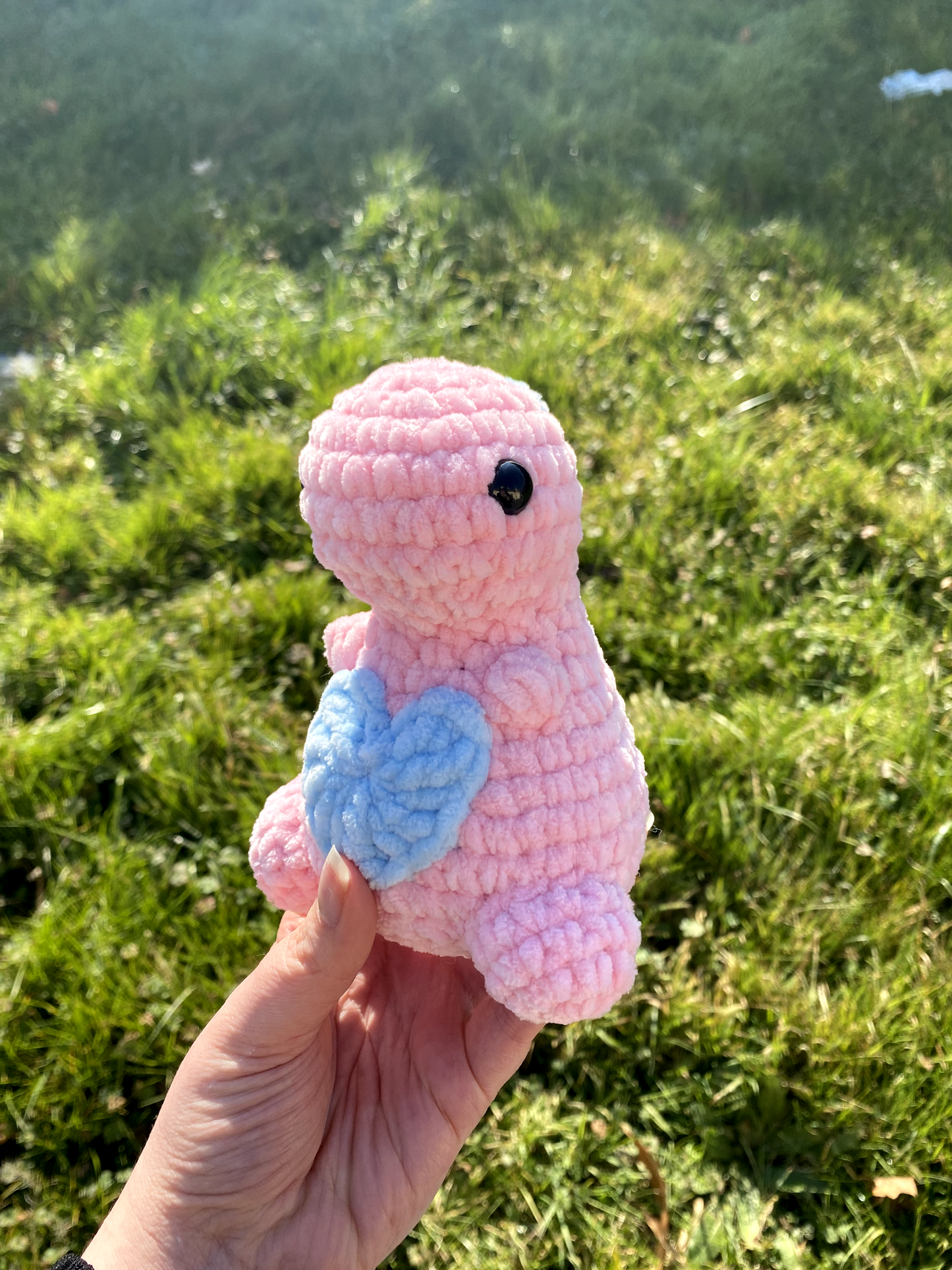Mini dinosaure chunky cœur