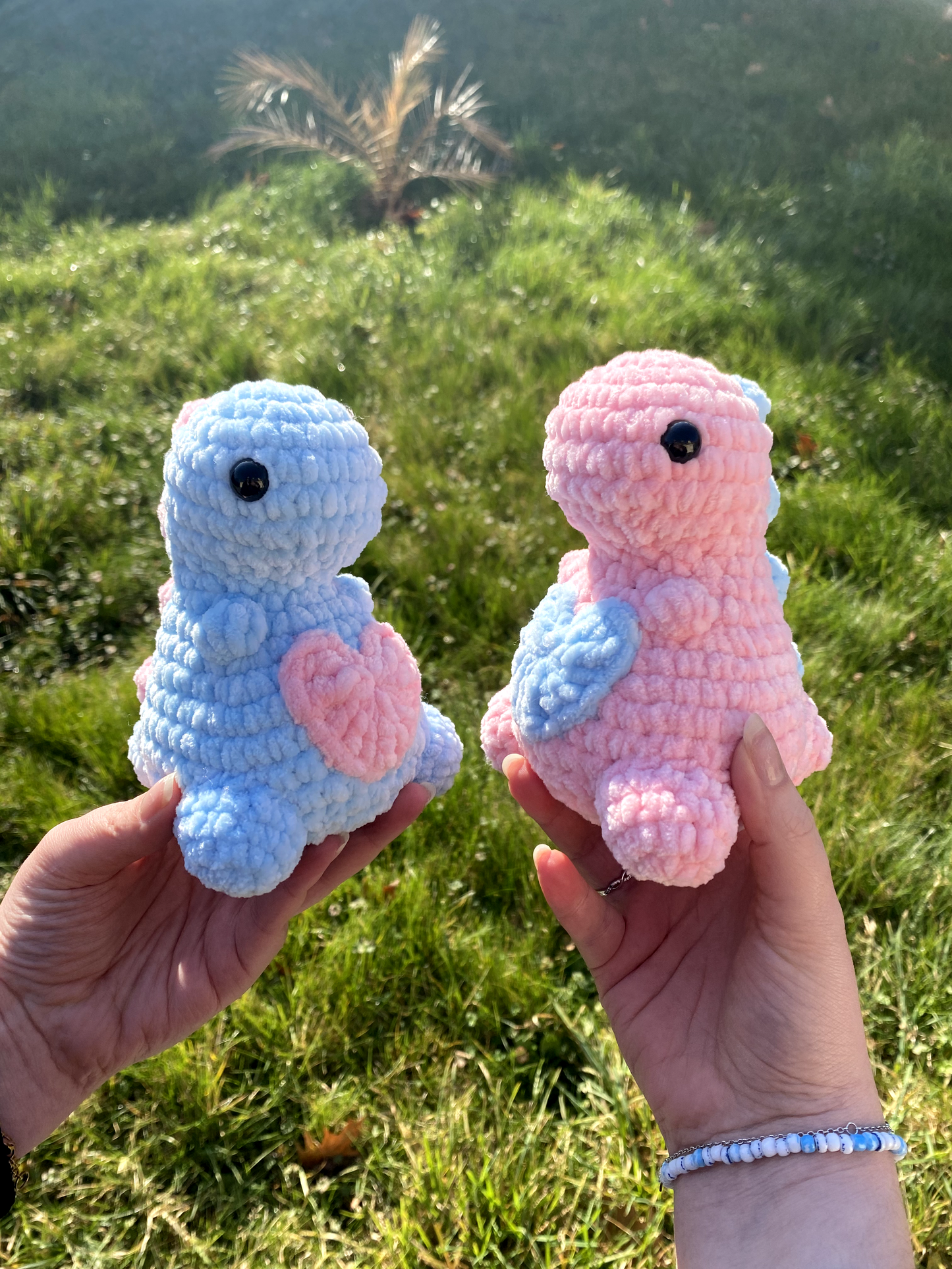 Mini dinosaure chunky cœur