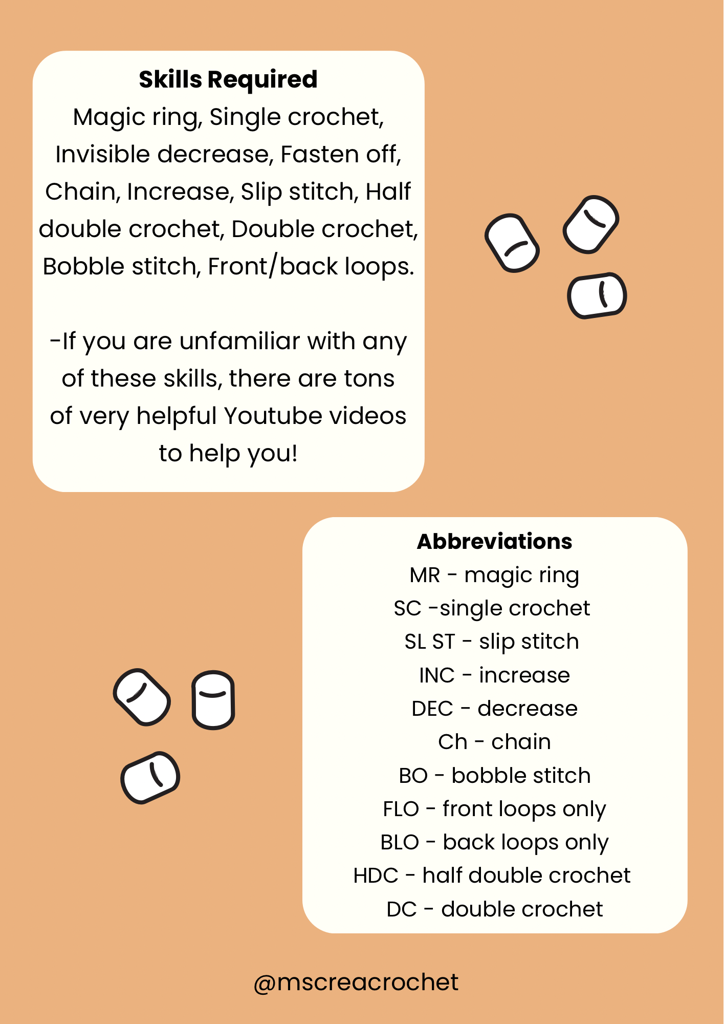 Patron ours chocolat chaud 🐻