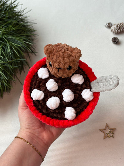 Patron ours chocolat chaud 🐻