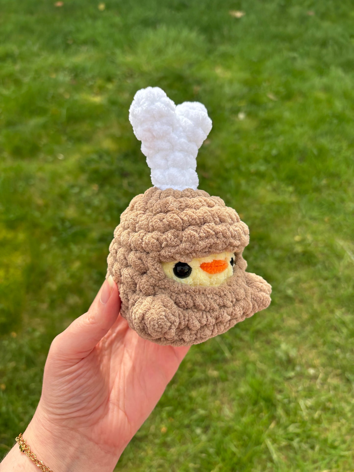 Poussin déguisé en cuisse de poulet 🍗