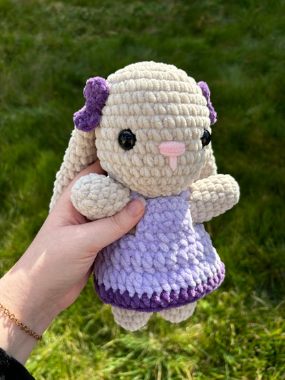 Lapin robe violette 💜