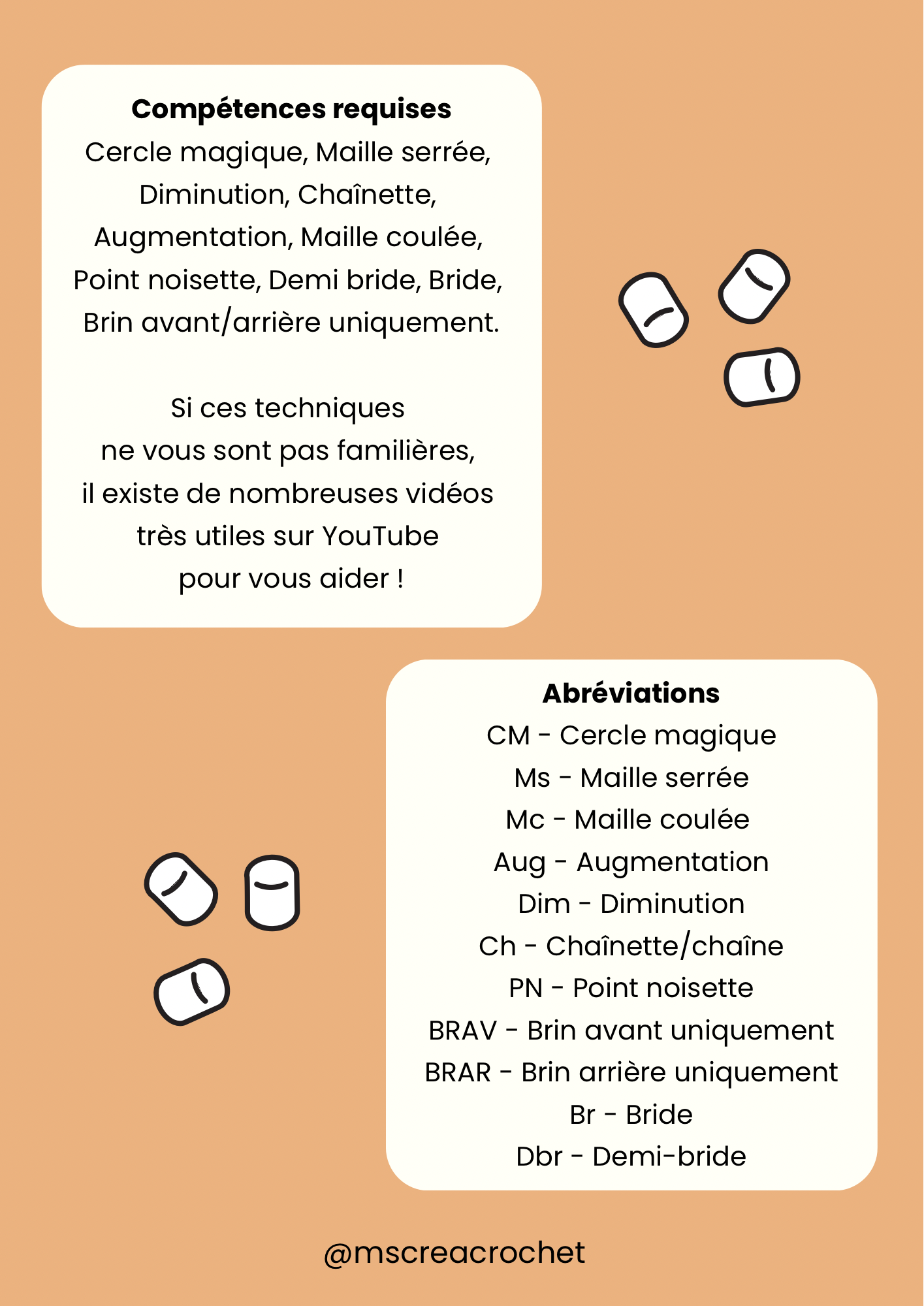Patron ours chocolat chaud 🐻