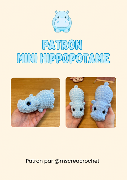 Patron mini hippopotame
