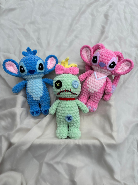Trio : Stitch, Angel, Scrump