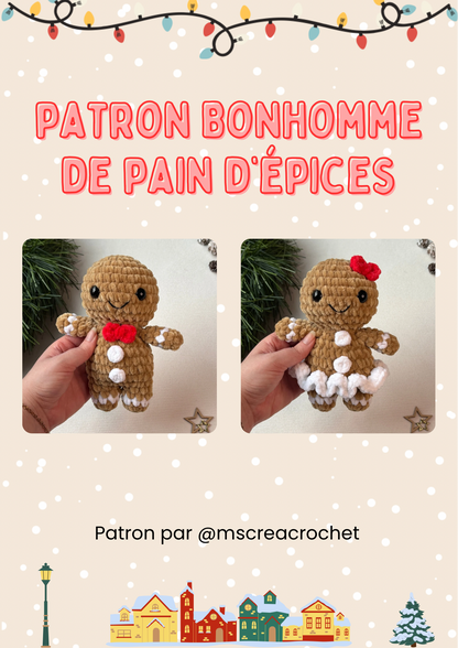 Patron bonhomme de pain d’épices
