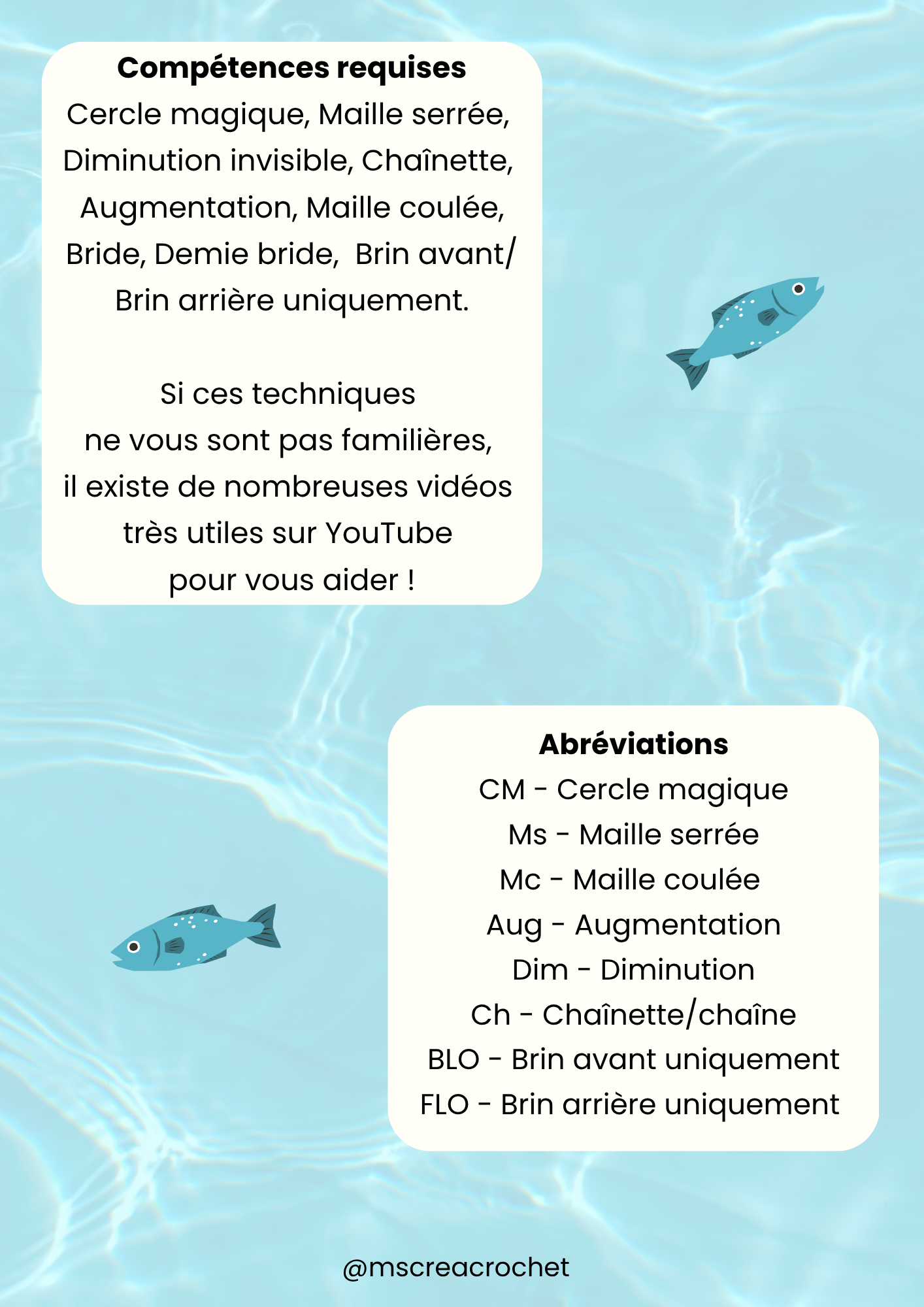 Patron poisson 🐠🧜🏻‍♀️