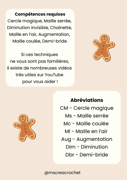 Patron bonhomme de pain d’épices