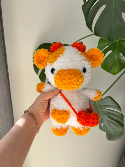 Vache citrouille fluffy 🎃