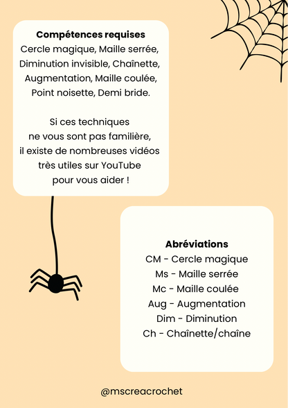 Patron araignée 🕷️